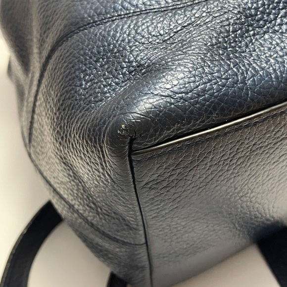 Coach Elle Backpack Metallic Midnight Blue - Picture 8 of 9